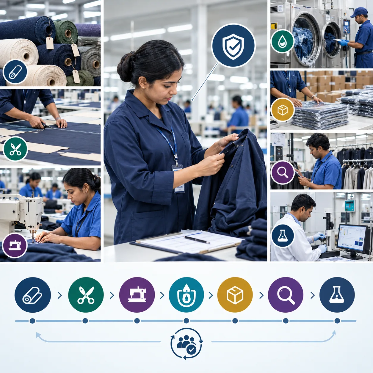 D Solutions quality checking, assurance and testing across apparel production