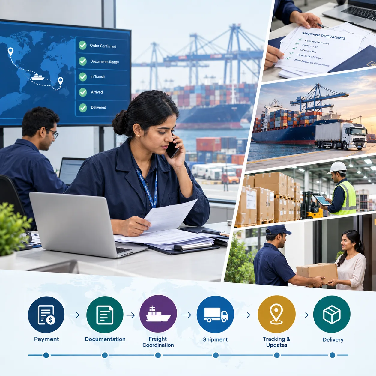 D Solutions shipping and logistics coordination for apparel delivery